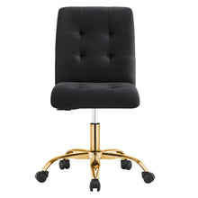 Load image into Gallery viewer, Prim Armless Performance Velvet Office Chair by Modway
