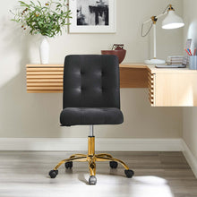 Load image into Gallery viewer, Prim Armless Performance Velvet Office Chair by Modway
