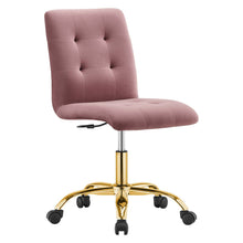 Load image into Gallery viewer, Prim Armless Performance Velvet Office Chair by Modway
