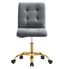 Load image into Gallery viewer, Prim Armless Performance Velvet Office Chair by Modway
