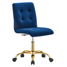Load image into Gallery viewer, Prim Armless Performance Velvet Office Chair by Modway
