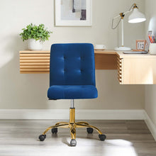 Load image into Gallery viewer, Prim Armless Performance Velvet Office Chair by Modway
