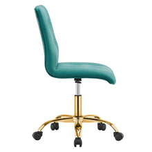 Load image into Gallery viewer, Prim Armless Performance Velvet Office Chair by Modway
