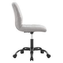 Load image into Gallery viewer, Ripple Armless Vegan Leather Office Chair by Modway
