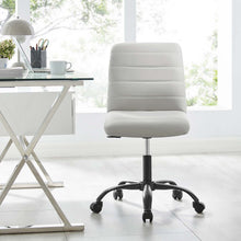 Load image into Gallery viewer, Ripple Armless Vegan Leather Office Chair by Modway
