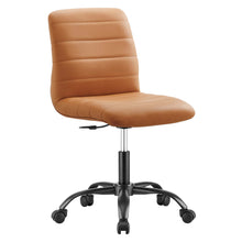 Load image into Gallery viewer, Ripple Armless Vegan Leather Office Chair by Modway
