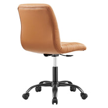 Load image into Gallery viewer, Ripple Armless Vegan Leather Office Chair by Modway
