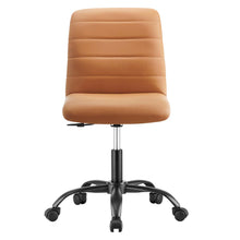 Load image into Gallery viewer, Ripple Armless Vegan Leather Office Chair by Modway
