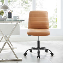 Load image into Gallery viewer, Ripple Armless Vegan Leather Office Chair by Modway
