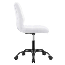 Load image into Gallery viewer, Ripple Armless Vegan Leather Office Chair by Modway
