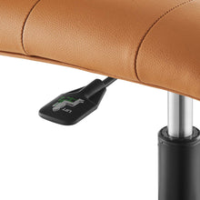 Load image into Gallery viewer, Prim Armless Vegan Leather Office Chair by Modway
