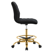 Load image into Gallery viewer, Ripple Armless Performance Velvet Drafting Chair by Modway
