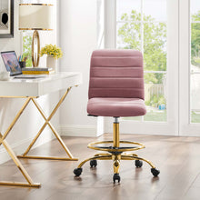 Load image into Gallery viewer, Ripple Armless Performance Velvet Drafting Chair by Modway
