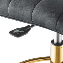 Load image into Gallery viewer, Ripple Armless Performance Velvet Drafting Chair

