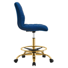 Load image into Gallery viewer, Ripple Armless Performance Velvet Drafting Chair by Modway
