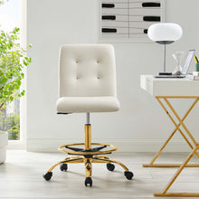 Load image into Gallery viewer, Prim Armless Performance Velvet Drafting Chair by Modway
