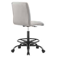 Load image into Gallery viewer, Prim Armless Vegan Leather Drafting Chair by Modway
