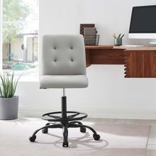 Load image into Gallery viewer, Prim Armless Vegan Leather Drafting Chair by Modway
