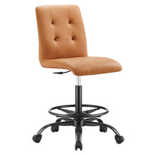 Load image into Gallery viewer, Prim Armless Vegan Leather Drafting Chair by Modway
