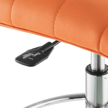 Load image into Gallery viewer, Ripple Armless Vegan Leather Drafting Chair by Modway
