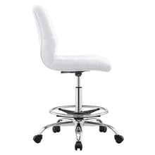 Load image into Gallery viewer, Ripple Armless Vegan Leather Drafting Chair by Modway
