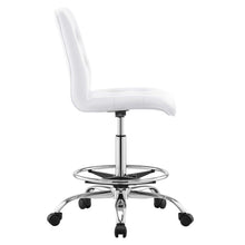 Load image into Gallery viewer, Prim Armless Vegan Leather Drafting Chair by Modway

