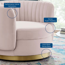 Load image into Gallery viewer, Embrace Tufted Performance Velvet Swivel Chair by Modway
