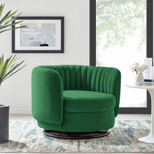 Load image into Gallery viewer, Embrace Tufted Performance Velvet Swivel Chair by Modway
