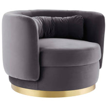 Load image into Gallery viewer, Relish Performance Velvet Swivel Chair by Modway

