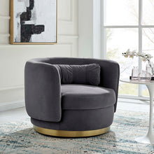 Load image into Gallery viewer, Relish Performance Velvet Swivel Chair by Modway
