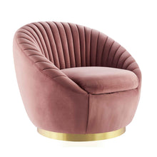 Load image into Gallery viewer, Whirr Tufted Performance Velvet Swivel Chair by Modway
