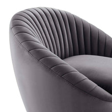 Load image into Gallery viewer, Whirr Tufted Performance Velvet Swivel Chair by Modway
