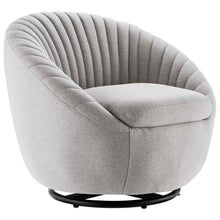 Load image into Gallery viewer, Whirr Tufted Fabric Swivel Chair by Modway
