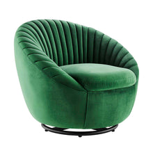 Load image into Gallery viewer, Whirr Tufted Performance Velvet Swivel Chair by Modway
