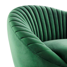Load image into Gallery viewer, Whirr Tufted Performance Velvet Swivel Chair by Modway
