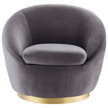 Load image into Gallery viewer, Buttercup Performance Velvet Swivel Chair by Modway
