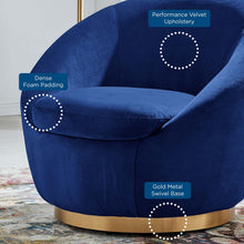 Load image into Gallery viewer, Buttercup Performance Velvet Swivel Chair by Modway
