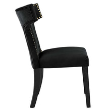 Load image into Gallery viewer, Curve Performance Velvet Dining Chairs Set of 2 by Modway
