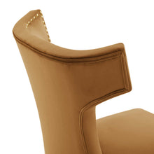 Load image into Gallery viewer, Curve Performance Velvet Dining Chairs Set of 2 by Modway
