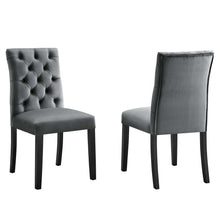 Load image into Gallery viewer, Duchess Performance Velvet Dining Chairs Set of 2 by Modway

