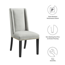 Load image into Gallery viewer, Baron Performance Velvet Dining Chairs Set of 2 by Modway
