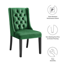 Load image into Gallery viewer, Baronet Performance Velvet Dining Chairs Set of 2 by Modway
