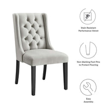 Load image into Gallery viewer, Baronet Performance Velvet Dining Chairs Set of 2 by Modway
