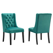Load image into Gallery viewer, Baronet Performance Velvet Dining Chairs - Set of 2
