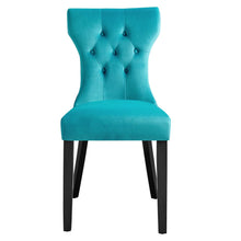 Load image into Gallery viewer, Silhouette Performance Velvet Dining Chairs Set of 2 by Modway
