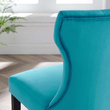 Load image into Gallery viewer, Silhouette Performance Velvet Dining Chairs Set of 2 by Modway
