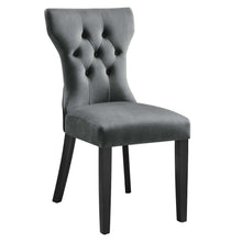 Load image into Gallery viewer, Silhouette Performance Velvet Dining Chairs Set of 2 by Modway
