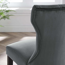 Load image into Gallery viewer, Silhouette Performance Velvet Dining Chairs Set of 2 by Modway
