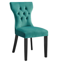 Load image into Gallery viewer, Silhouette Performance Velvet Dining Chairs Set of 2 by Modway
