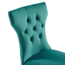 Load image into Gallery viewer, Silhouette Performance Velvet Dining Chairs Set of 2 by Modway
